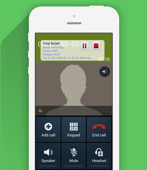 Android Call Recorder Total Recall by Killer Mobile
